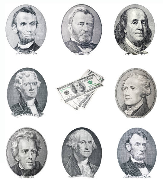 US money. Dead president portraits