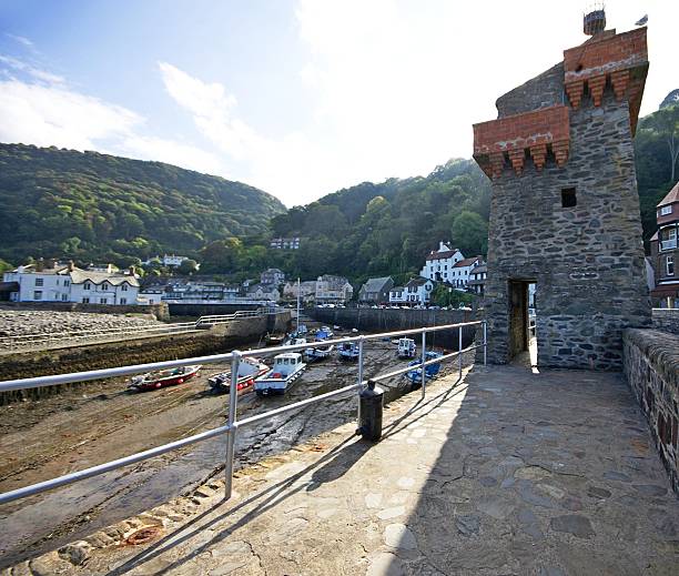 istock View of harbour at Lynmouth village Devon 503890058