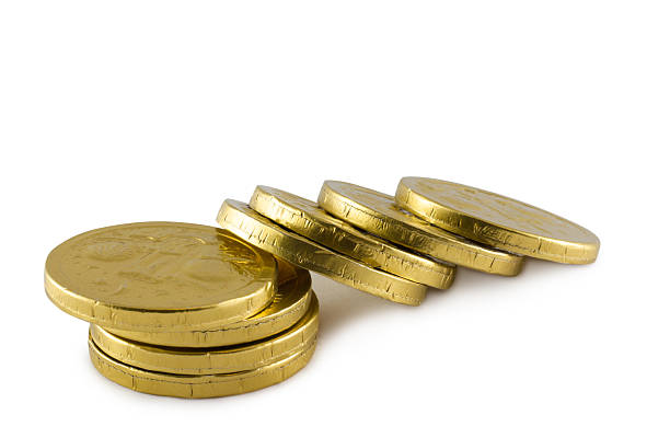 istock Glittering gold coins 503890474