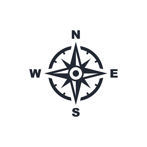 compass compass icon north illustrations stock illustrations