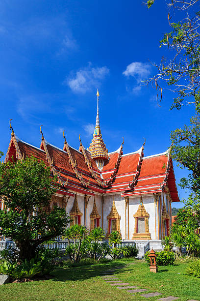 istock Four wings Thai Temple Wat Chalong, Phuket, Thailand. 503892272