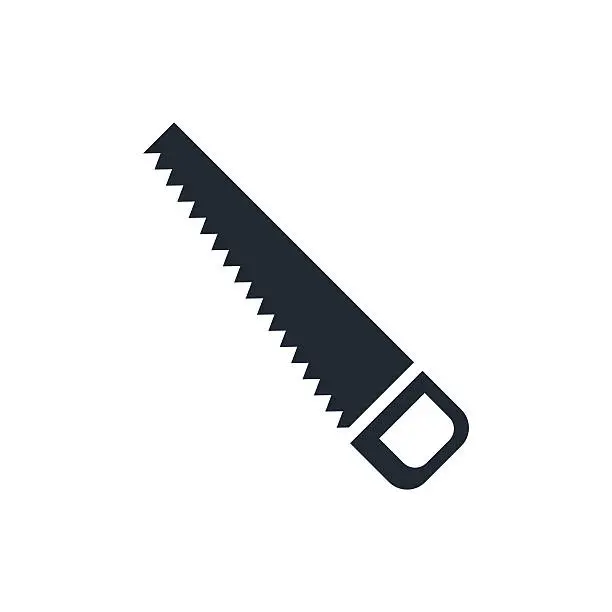 Vector illustration of hacksaw icon