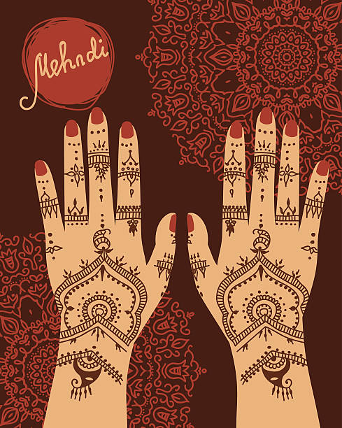1,122 Wedding Mehndi Illustrations & Clip Art - iStock