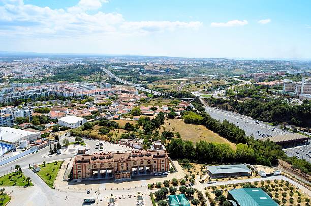 istock Aerial view from Christo Rei statue 503896936