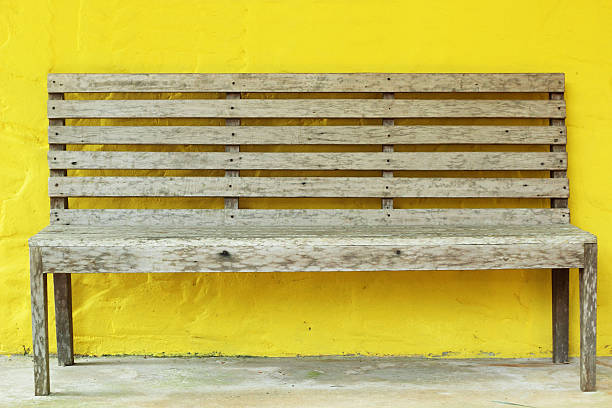 istock Bench chair in the park 503913827