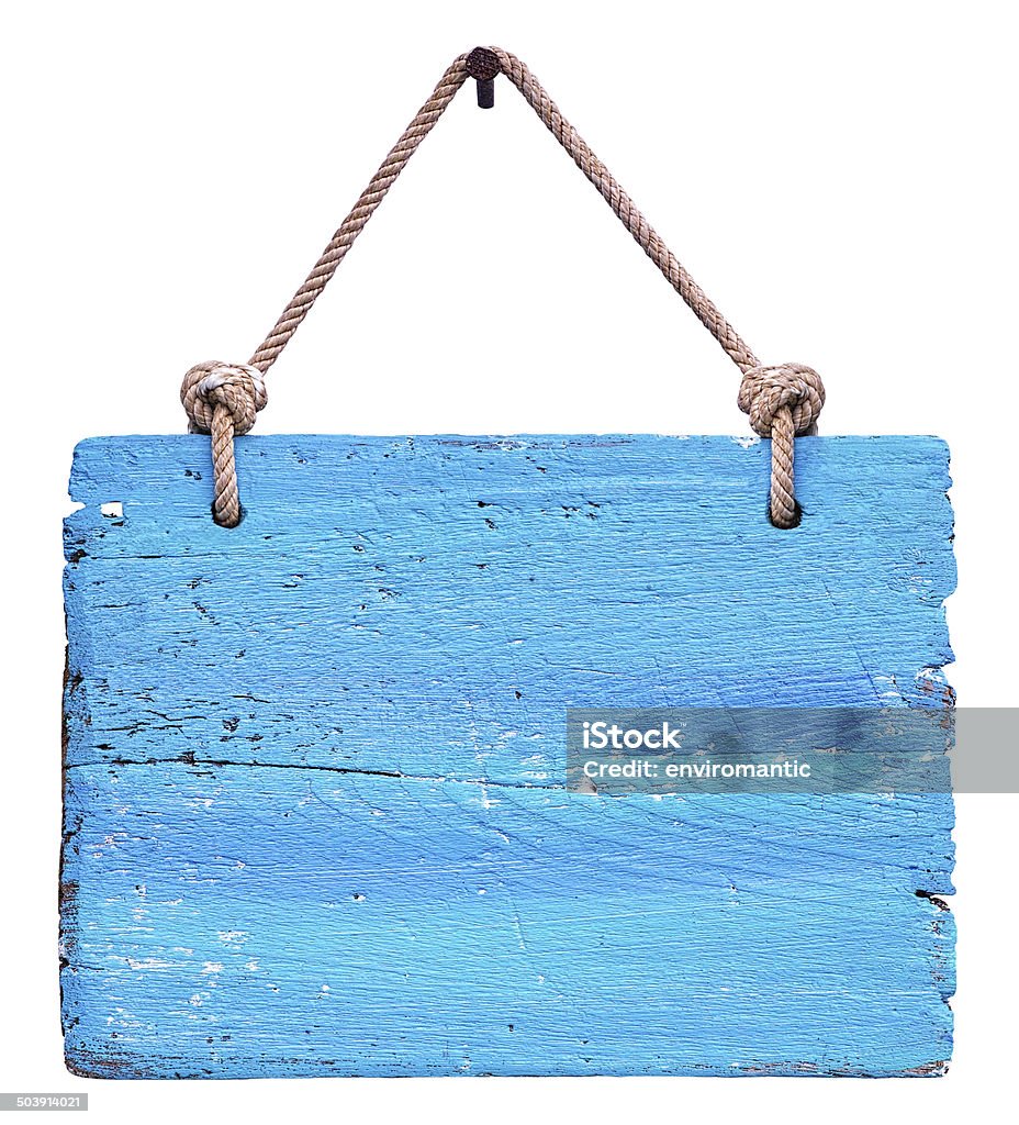 Alte verwitterte Blau Holz Schild. - Lizenzfrei Blau Stock-Foto