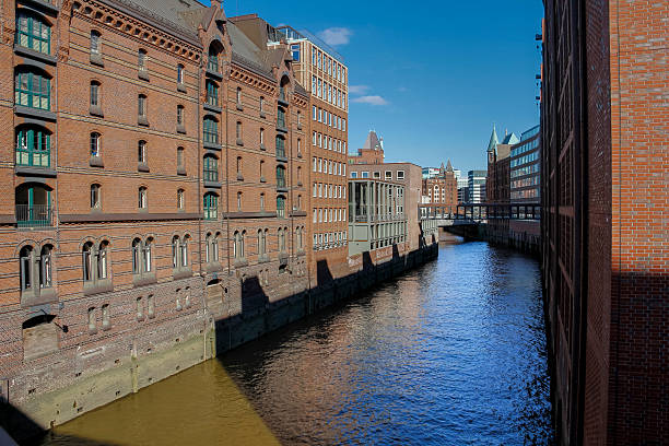 istock Industrial buildings and water canals 503915710