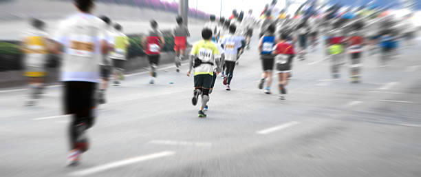 istock Marathon runners in the race 503915825