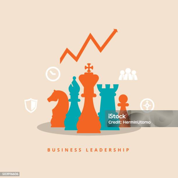 Business Leadership Stock Illustration - Download Image Now - Chess, Icon Symbol, Strategy