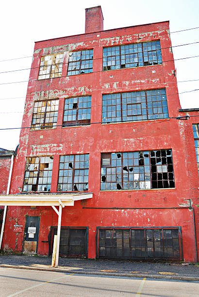 istock Old abandoned factory building 503917687