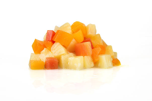 Sliced fruit stock photo