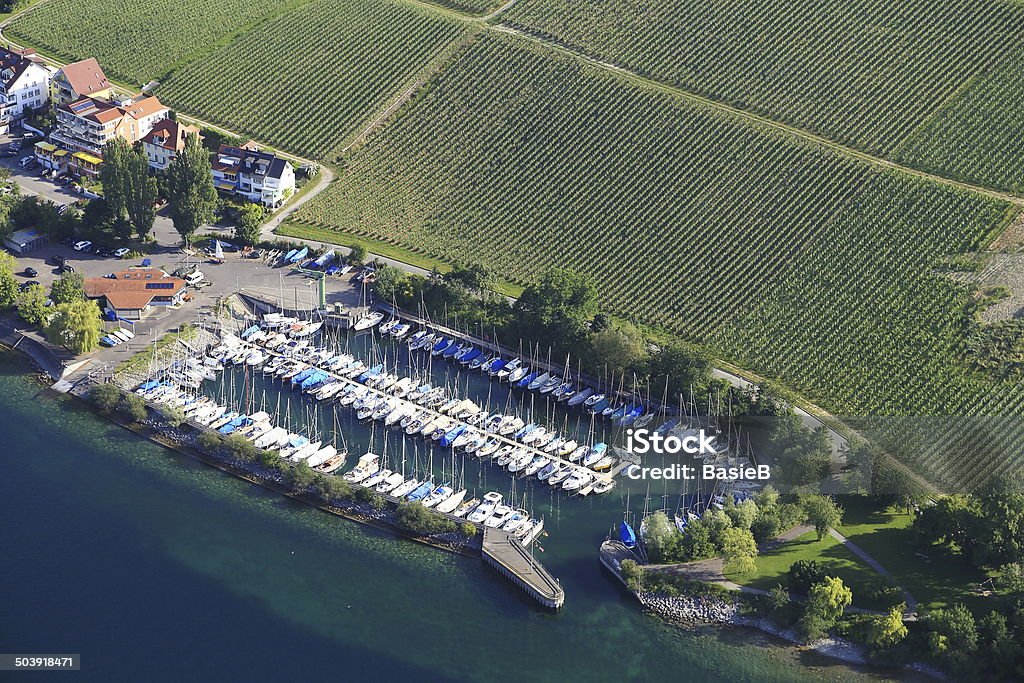 Boote im Hafen - Lizenzfrei Anlegestelle Stock-Foto