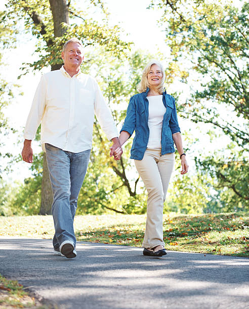 istock Walking, fit and happy 503919877
