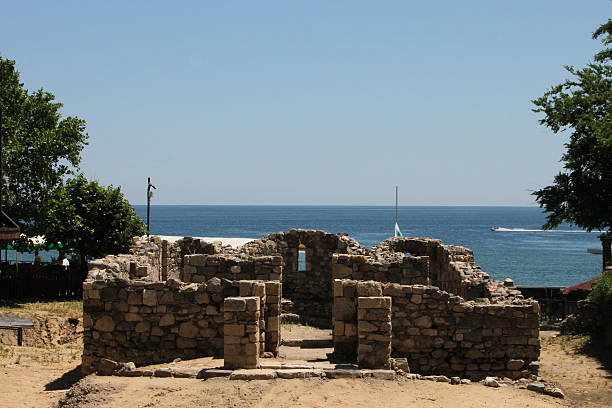 Ruins in the ancient town of Sozopol, Bulgaria