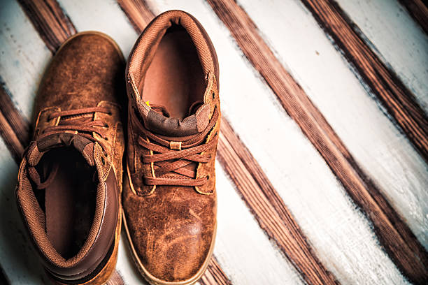 istock Running men on vintage wooden background 503923250