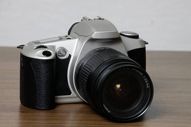 istock Analog SLR camera photographic 503924228