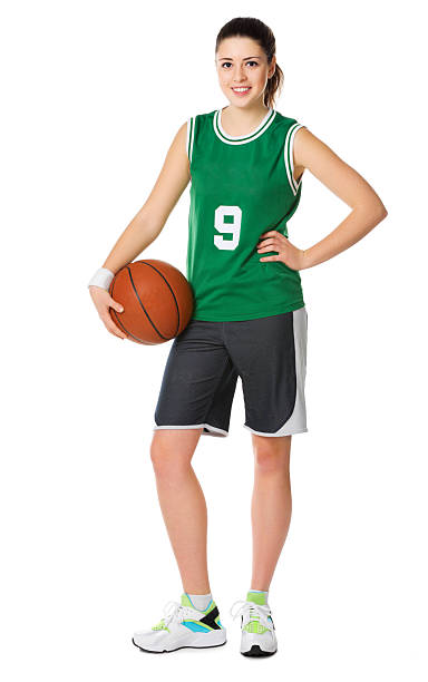 istock Young girl basketball player 503924864