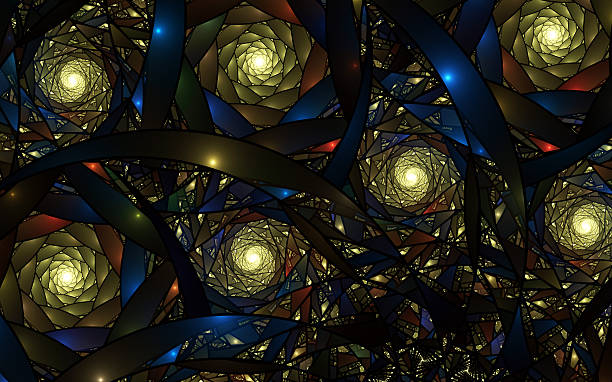 istock abstract fractal background, spiral 503925786