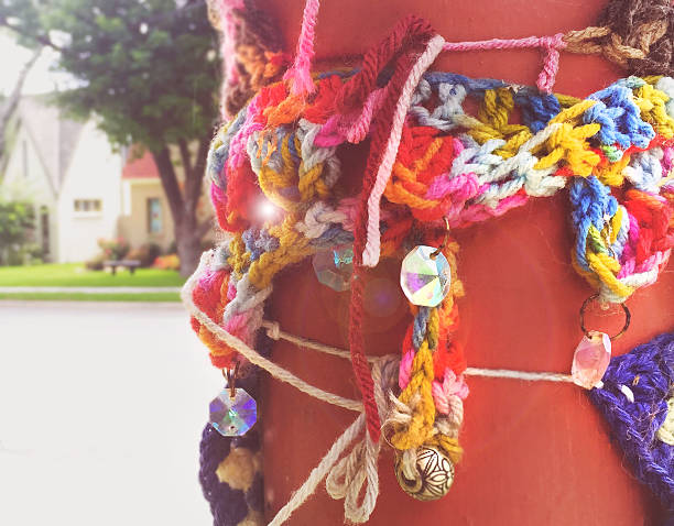 istock Knitted Yarn Street Art 503926090