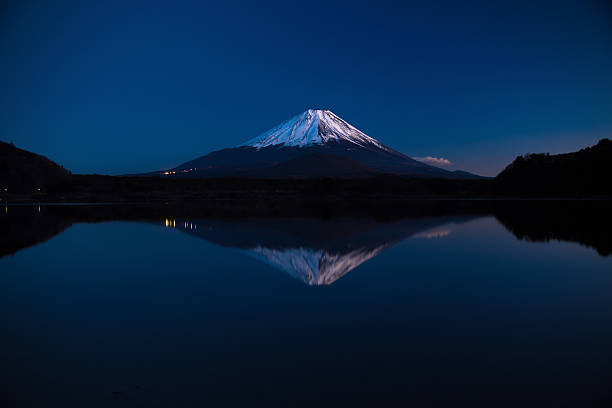 istock Inverted image of Mount Fuji at early morning 503944941