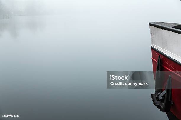 River Havel Stock Photo - Download Image Now - Anchor - Vessel Part, Fog, Germany