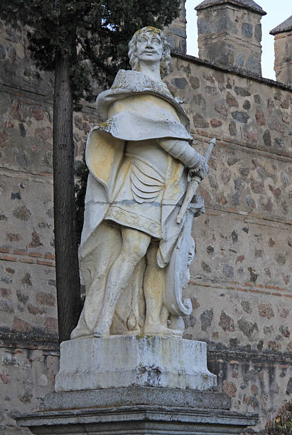 istock Statue at the Puerta de Bisagra Nueva, Toledo, Spain 503947596