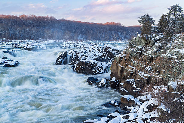 Great Falls of the Potomac River in Winter