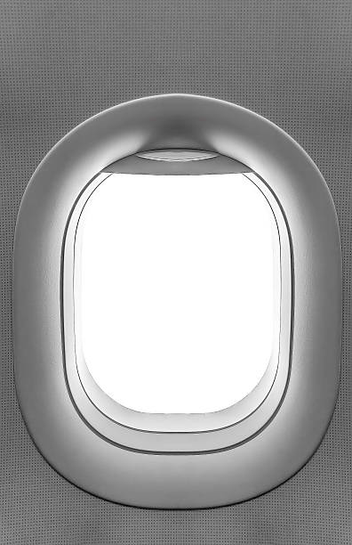 istock Airplane window. View has been removed from the image 503954472