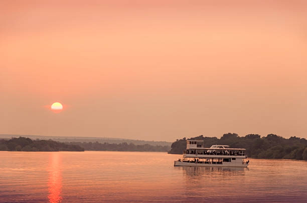 istock Beautiful sunset seen from the cruise 503955230