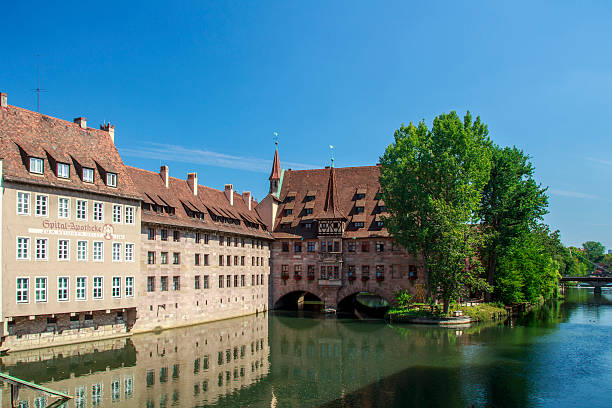 Holy Spirit Hospital in Nuremberg, Germany, 2015 stock photo