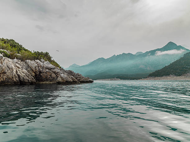 Sea Landscape from Antalya in the winter