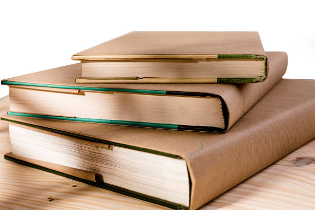istock Education, business.  Books stacked on desk. 503959974