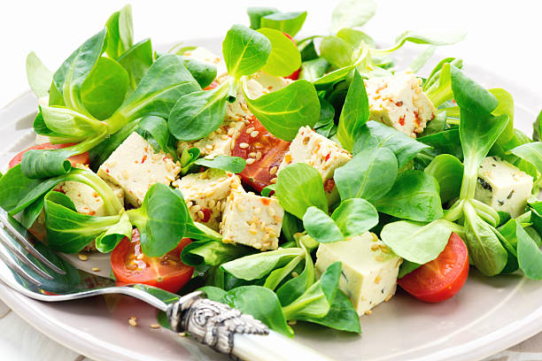 Healthy vegetarian salad stock photo