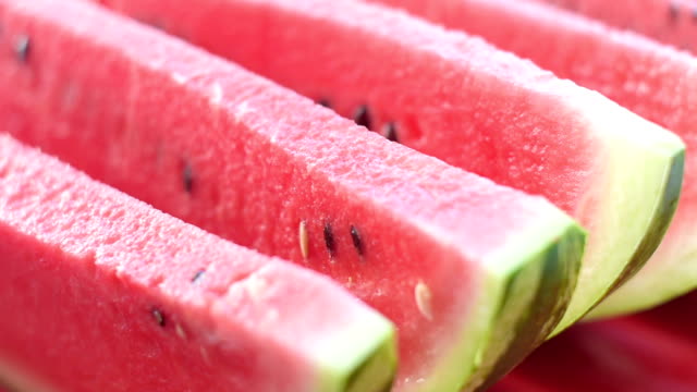 Slices of juicy watermelon