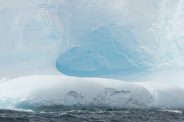 istock Cavern in blue glacial iceberg, Antarctica 503977594
