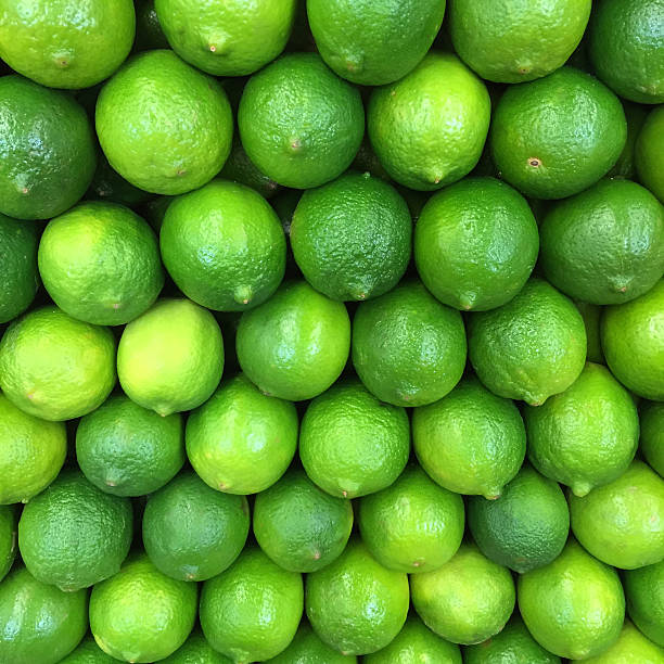 Lime Display In Health Food Market