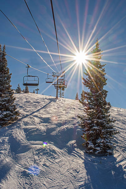istock Sunshine and Blue Sky at Vail Ski Resort 503982160