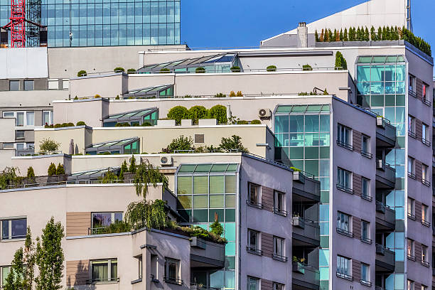 istock Modern complex of apartment buildings, Warsaw 503985776
