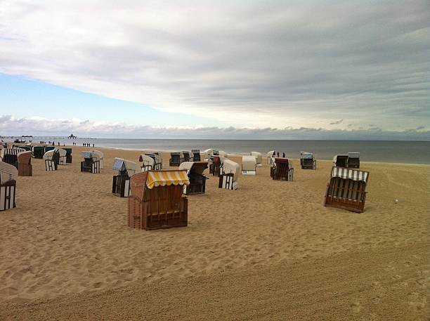 istock beach chair on island Ruegen 503989094