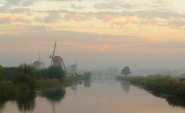 istock Nice morning at the Windmills in Kinderdijk. 503989208
