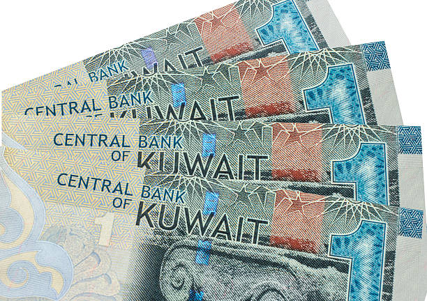 Kuwaiti dinar banknote. 1 Kuwaiti dinar banknote. Kuwaiti dinar is the national currency of Kuwait dinar stock pictures, royalty-free photos & images