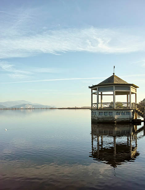 istock tower of the lake 503990100