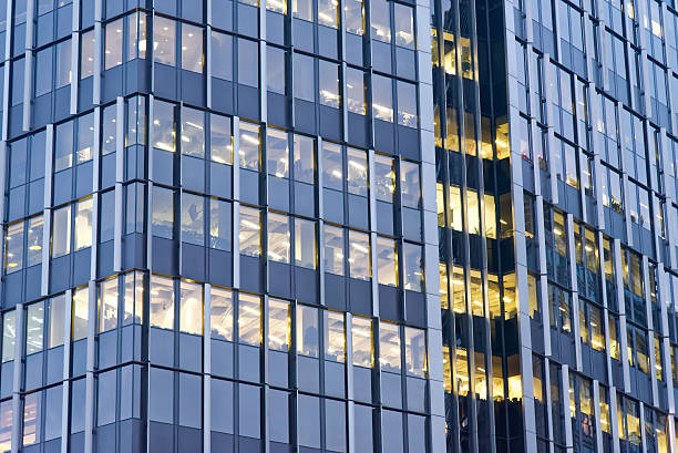 istock Office building in the evening 504003952
