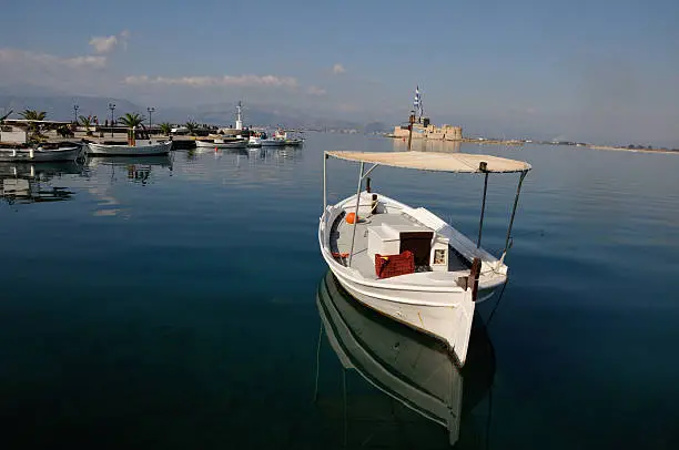 Nafplion, beautiful town in the Peloponnese, the first capital of the Greek state