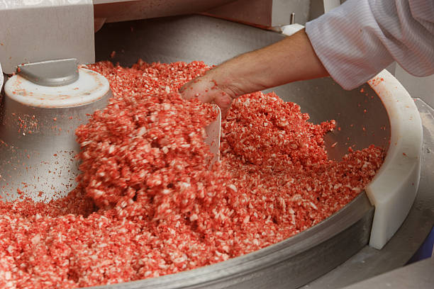 istock minced meat in big factory bowl 504007786
