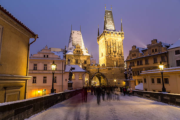 istock Charles Bridge Lesser Town Tower 504009360