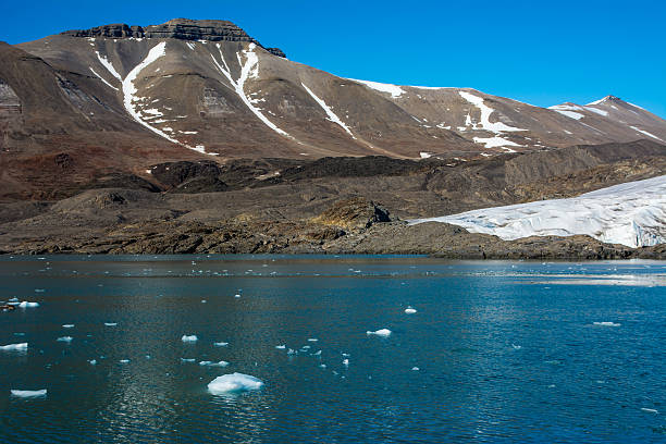 Svalbard-Gletscher in den Treibhauseffekt. – Foto