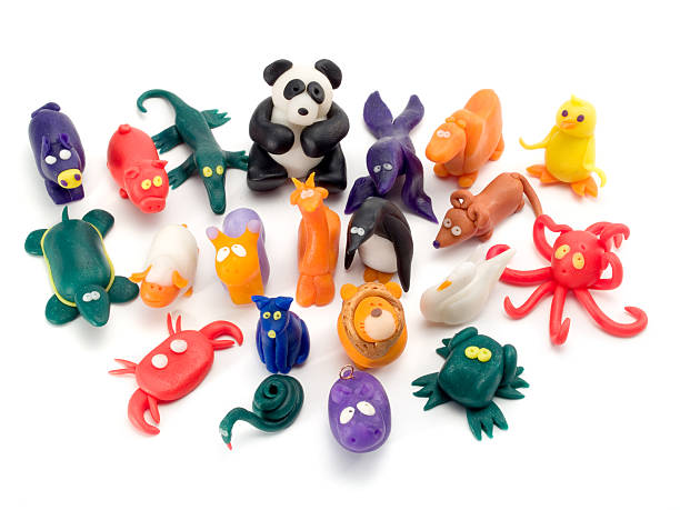 istock Many animals made of clay 504012280