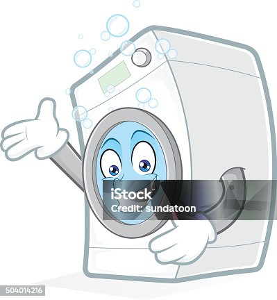 istock Washing machine presenting 504014216