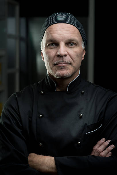 istock Chef portrait with arms crossed 504015008